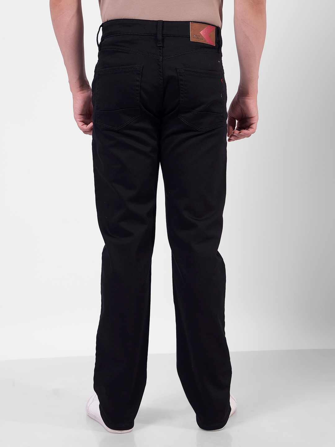 Numero Uno Men Black Regular Fit Sustainable Stretchsble Jeans